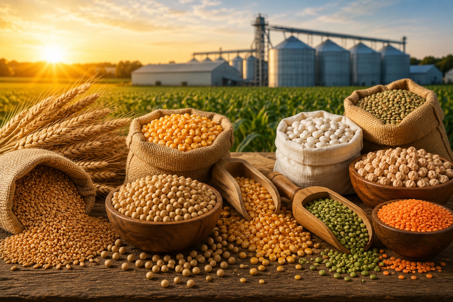 Agro commodities trade coordination visual